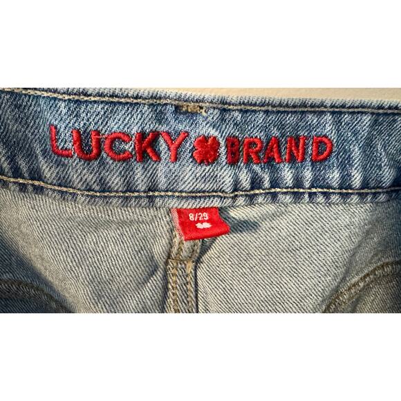 Lucky Brand Mom Jeans 8/29 Women’s High Rise Light Wash Tapered Leg Vintage - Picture 3 of 3